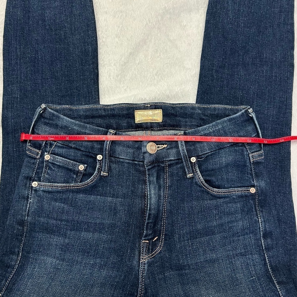 Mother Denim Women’s Sz 24 or 0/2 Ankle Fray Skinny Rockabilly Punk Jeans - Picture 8 of 16